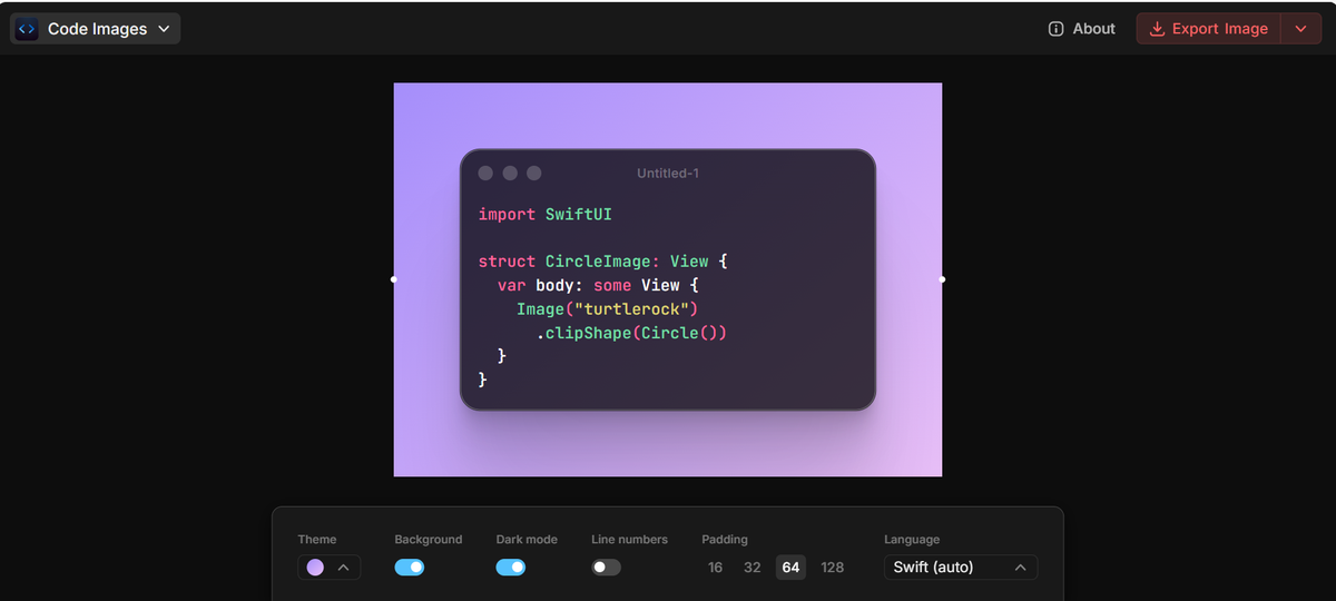 Screenshot of Ray