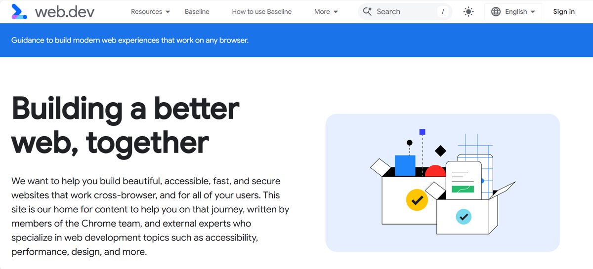 Screenshot of Website rating tool by GOOGLE.