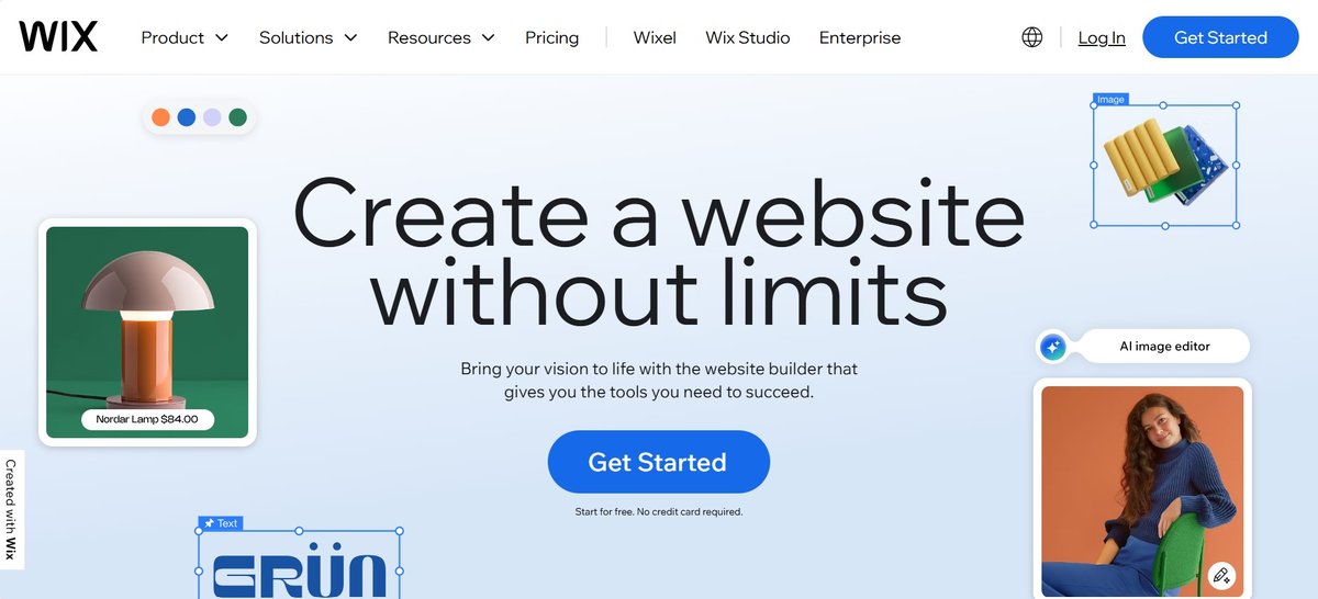 Preview of wix.com