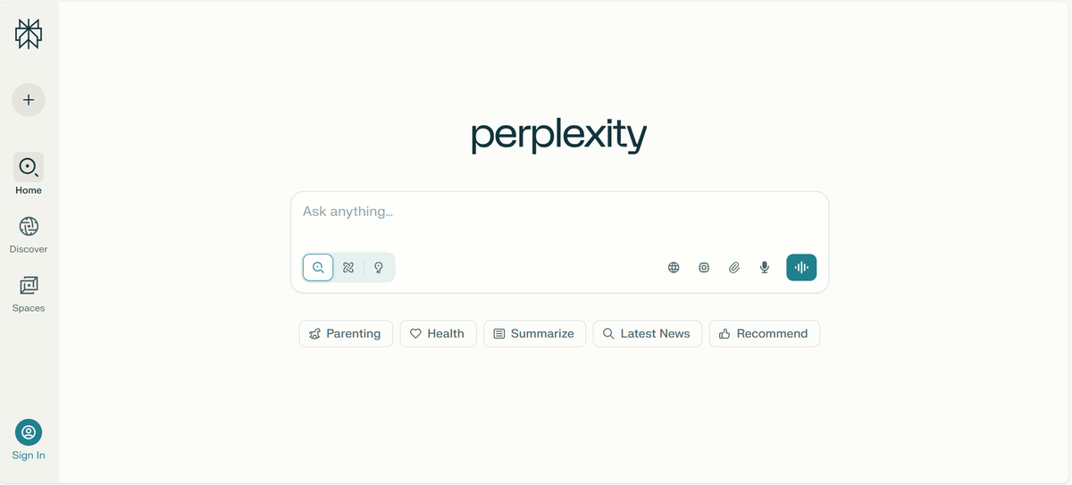 Preview of Perplexity.ai