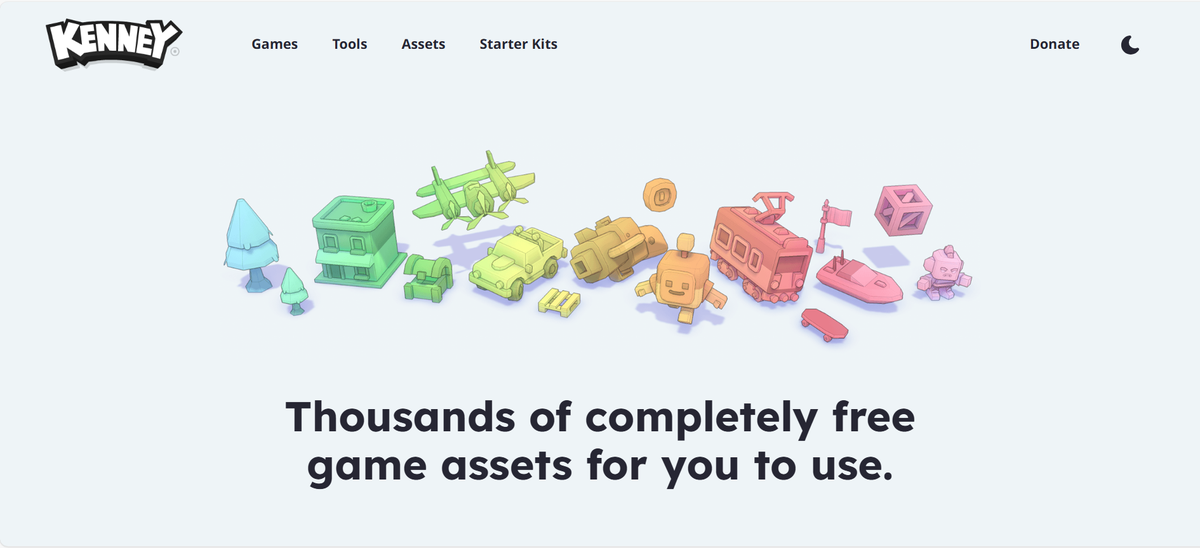 Screenshot of Kenney