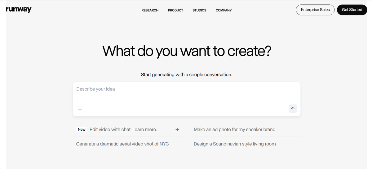Preview of RunwayML.com
